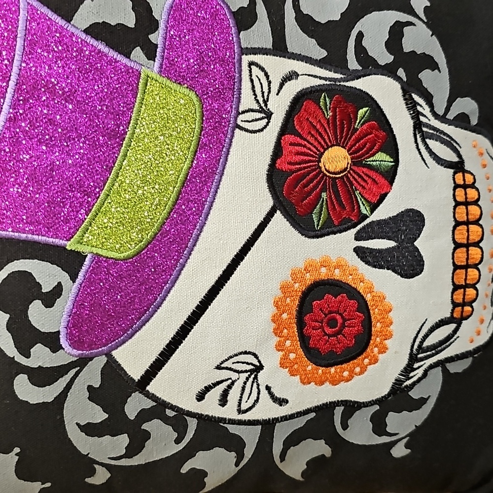 BNWT Colorful Skull Decorative Pillows - Picture 2 of 3